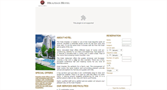 Desktop Screenshot of hotelhrazdan.am